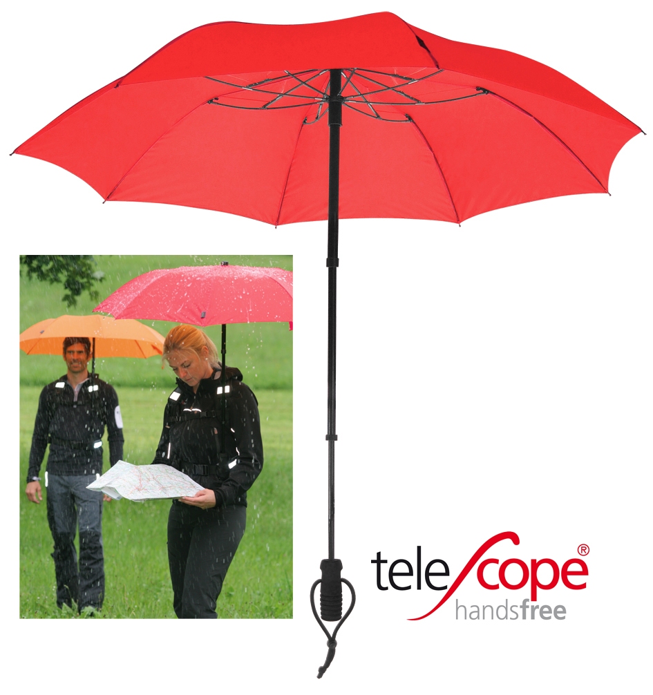 Euroschirm TelesCope Handsfree Regenschirm Outdoor | Schirm eBay Rucksackschirm