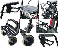 Rollator Actimo Basic Silber