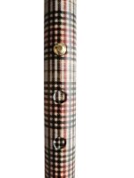 Gehstock Fritzgriff höhenverstellbar Tartan