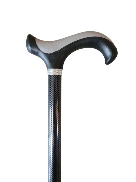 Gehstock Derbygriff höhenverstellbar Karodesign