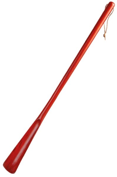 Stock-Fachmann Komfort Schuhanzieher aus Kunststoff und Aluminium, Schwarz-Grau, 76 cm