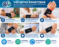 CT-Pro Kältebandage Handgelenk mit Kompression & Kühlung