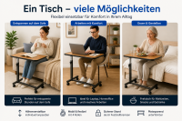 Beistelltisch höhenverstellbar