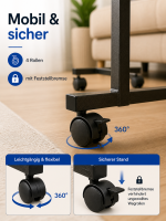 Beistelltisch höhenverstellbar