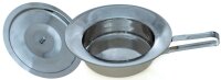 Steckbecken aus Edelstahl 30 cm