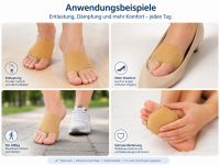 deramed Fußballen-Bandage, small, Paar