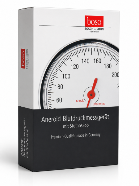 Boso BS90, 60mm, blau, inkl. Stethoskop
