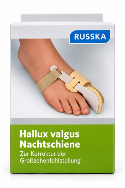 RUSSKA Hallux valgus Nachtschiene links – Universalgröße