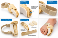 RUSSKA Hallux valgus Nachtschiene links – Universalgröße