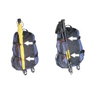 Euroschirm Haltersystem Holder-Set, rot / schwarz