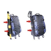 Euroschirm Haltersystem Holder-Set, rot / schwarz