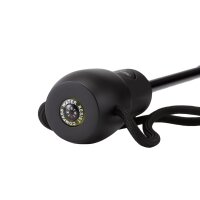 Trekking-Regenschirm light trek ECO, anthrazit, Taschenschirm, Griff aus Holz, Automatik, nachhaltig