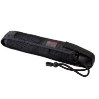 Trekking-Regenschirm light trek ECO, anthrazit, Taschenschirm, Griff aus Holz, Automatik, nachhaltig