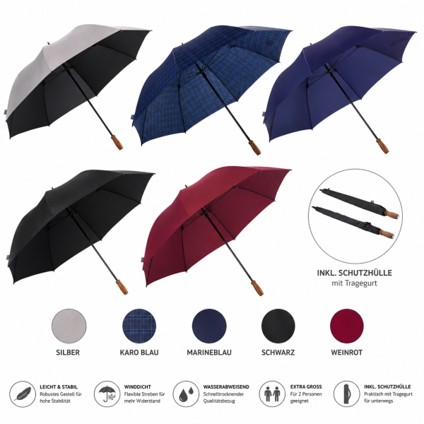 Golf-Regenschirm birdiepal classic