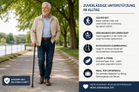 Gehstock Derbygriff schwarz