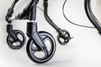Indoor-Rollator Actimo Home mit Korb und Tablett, schmal, klappbar