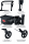 Indoor-Rollator Actimo Home mit Korb und Tablett, schmal, klappbar