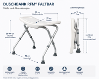 Duschbank RFM faltbar