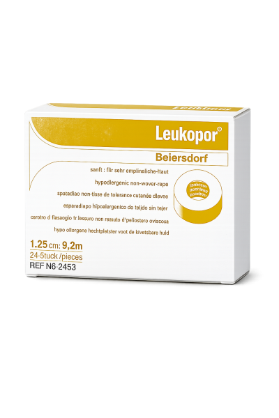 Beiersdorf Leukopor Rollenpfl. 9,2cm x 1,25m, 24 St