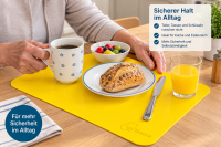 Tenura Anti-Rutsch-Unterlage 45,5 × 38,5 cm Gelb – rutschfeste Tischmatte