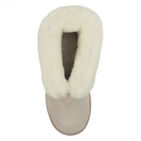 Lammfell-Hausschuhe beige