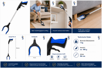 Greifhilfe Fix 56 cm – Ergonomische Greifzange mit...