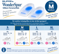 Silipos WonderSpur Soft Fersenschale Silikon blau – 1 Paar