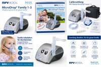 MPV Medical MicroDrop Family 1–3 Inhalationsgerät für Kinder