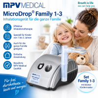 MPV Medical MicroDrop Family 1–3 Inhalationsgerät für Kinder