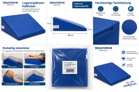 Rehaforum Lagerungskissen Keilkissen blau – Art....