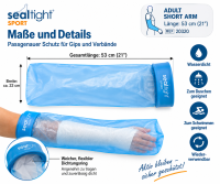 Seal-Tight Sport Schutzbezug Arm kurz 53 cm – Gips- & Verbandsschutz