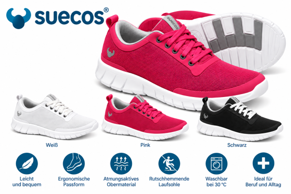 Suecos Alma Unisex Berufsschuh – Arbeitssneaker in verschiedenen Farben