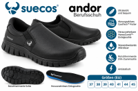 Suecos Andor Unisex Berufsschuh Schwarz –...