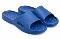 Fashy SPA Wellness Pantolette Blau – Badeschuhe mit Massage-Fußbett