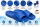 Fashy SPA Wellness Pantolette Blau – Badeschuhe mit Massage-Fußbett