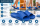 Fashy SPA Wellness Pantolette Blau – Badeschuhe mit Massage-Fußbett
