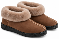 RUSSKA Fellschuhe mit fester Sohle Beige Gr. 37 –...