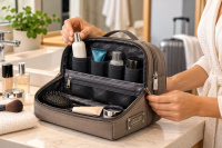 JUMP Toledo 2.0 TL07 Kulturbeutel Mastic – Reise-Kosmetiktasche