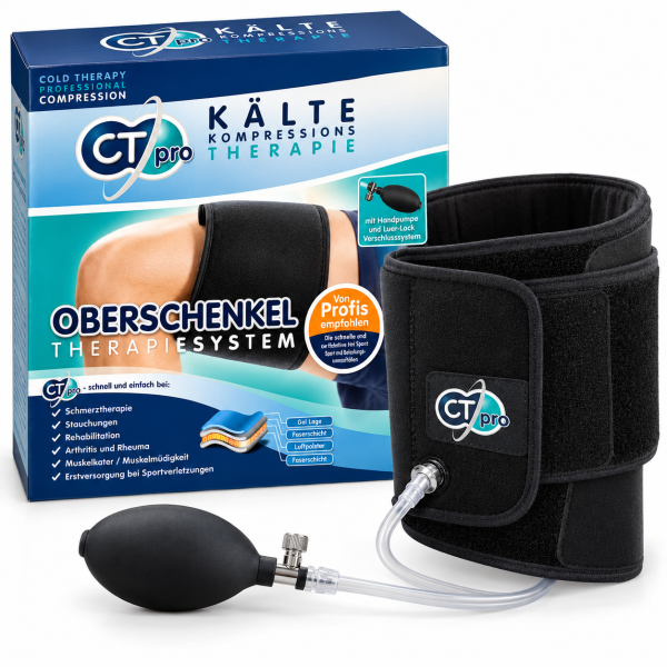 CT-Pro Kälte-Kompressions-Therapie Oberschenkel mit Handpumpe