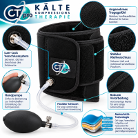 CT-Pro Kälte-Kompressions-Therapie Oberschenkel mit Handpumpe