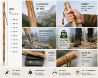 Wanderstock Marschierer Natur