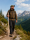 Wanderstock Marschierer Natur