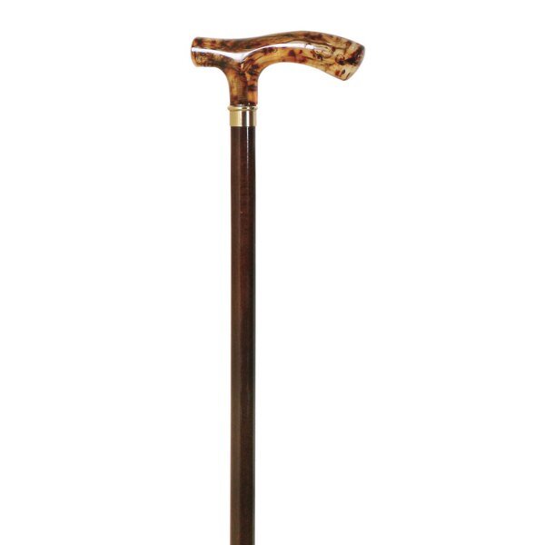 Gehstock Fritzgriff Bernsteinoptik