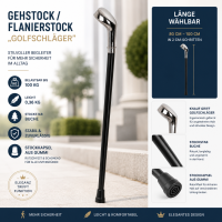 Flanierstock Golfschläger
