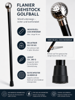 Flanierstock Golfball