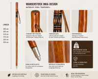 Wanderstock Marschierer Inka