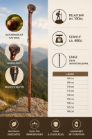 Wanderstock Naturwurzel braun