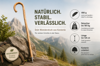 Wanderstock Kastanie Natur