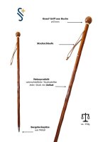 Wanderstock Knaufstock Makila