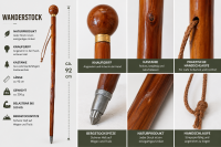 Wanderstock Knaufstock Makila